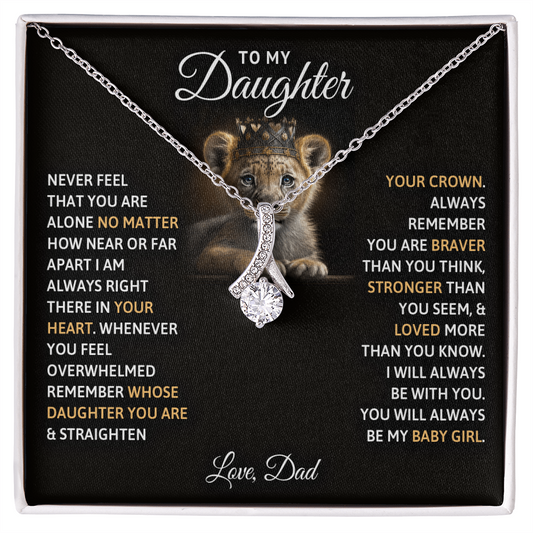 To My Daughter - Alluring Beauty Necklace