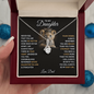 To My Daughter - Alluring Beauty Necklace