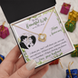 To My Beautiful Wife, I Choose You - Love Knot Necklace
