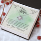To My Wife - Love Knot Necklace