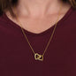 Happy Anniversary - Interlocking Hearts Necklace