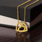 Dear Wife - Interlocking Hearts Necklace