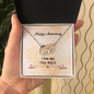 Happy Anniversary - Interlocking Hearts Necklace