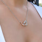 Happy Anniversary - Interlocking Hearts Necklace