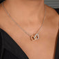 Dear Wife - Interlocking Hearts Necklace