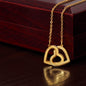 Happy Anniversary - Interlocking Hearts Necklace