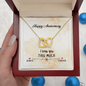 Happy Anniversary - Interlocking Hearts Necklace