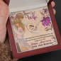 Dear Wife - Interlocking Hearts Necklace