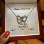 Happy Anniversary - Interlocking Hearts Necklace