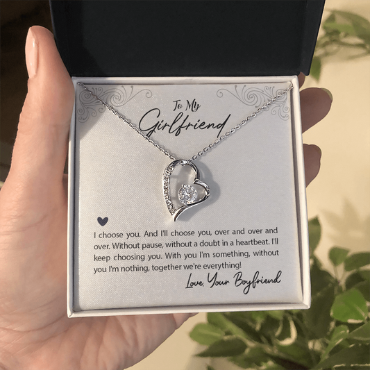 I Choose You - Girlfriend's Forever Love Necklace